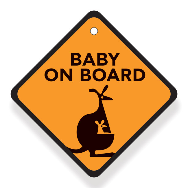 Babywise Σήμα Για Το Αμάξι Cartoon Baby On Board