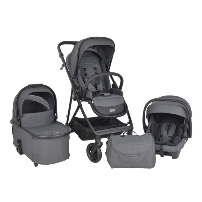 Bebe Stars Πολυκαρότσι Dione 3 σε 1 Titanium Grey