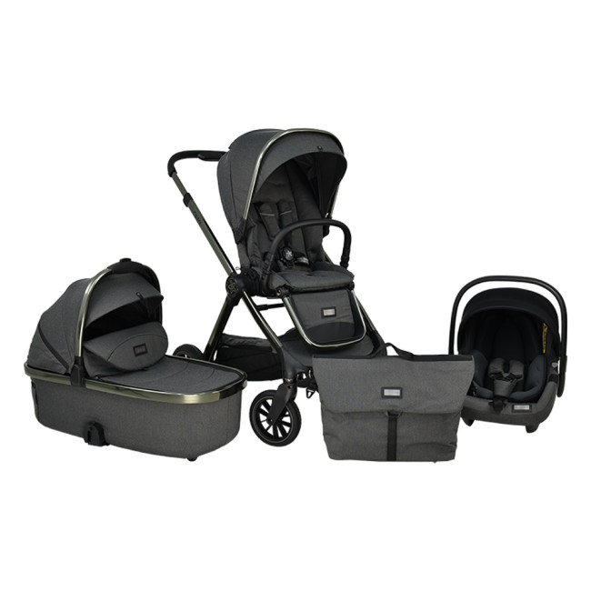 Bebe Stars Πολυκαρότσι Onyx 3in1 Lava Grey