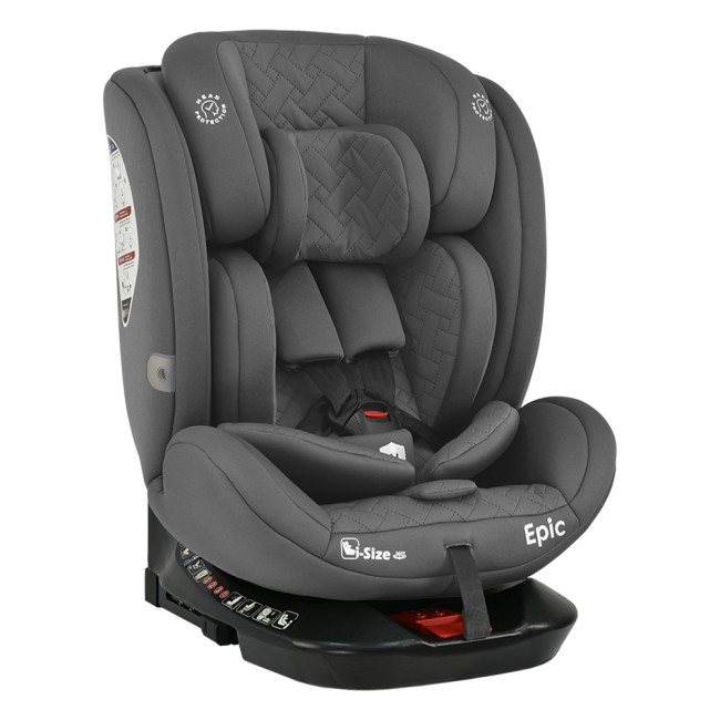 Bebe Stars Κάθισμα Αυτοκινήτου 40-150cm Epic i-SIZE Smoked Grey