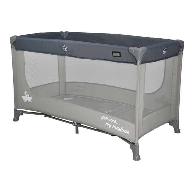 Bebe Stars Παρκοκρέβατο Sunshine Light Grey