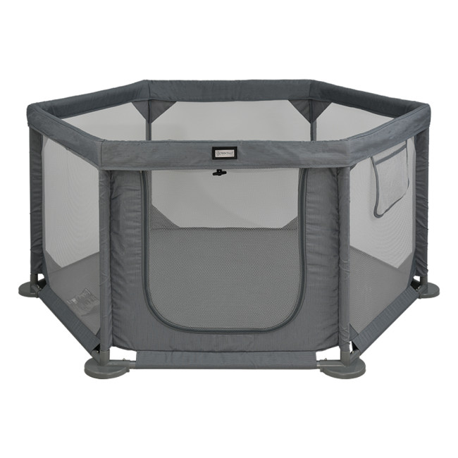 Bebe Stars Παρκοκρέβατο πολύγωνο Cool Grey