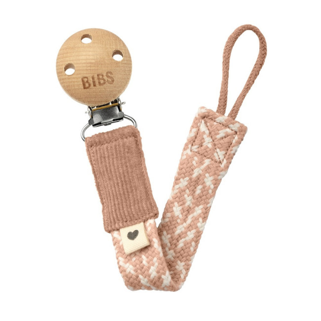 Bibs Κλιπ Πιπίλας Paci Blush/Ivory