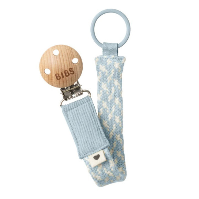 Bibs Κλιπ Πιπίλας Paci Baby Blue/Ivory