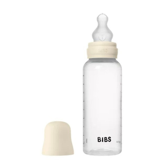 Bibs Πλαστικό Μπιμπερό 270ml Σιλικόνης Ivory