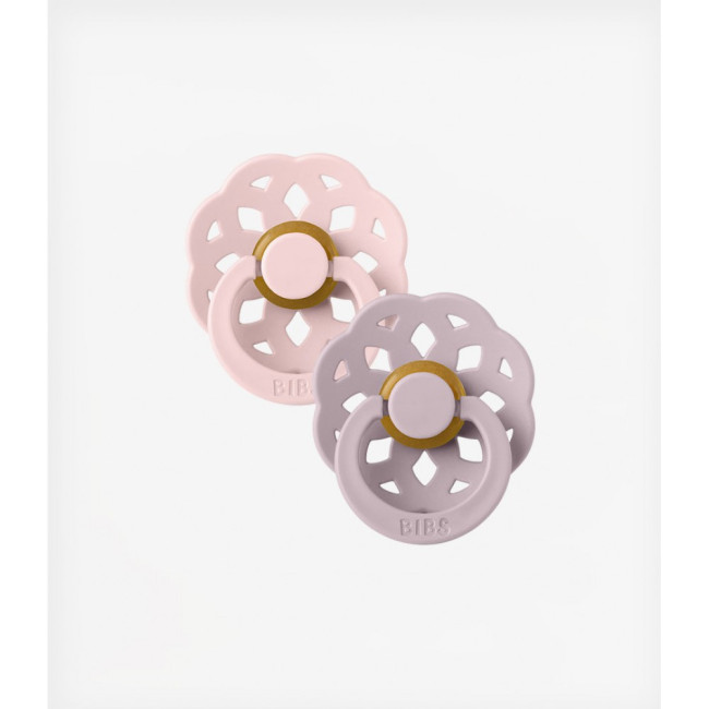 Bibs Πιπίλες Boheme 2 τμχ. Latex No1 Blossom/Dusky Lilac