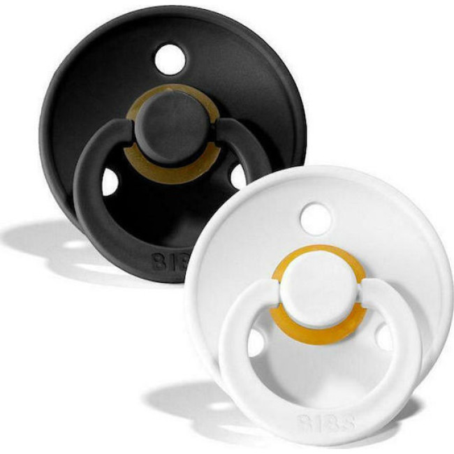 Bibs Πιπίλες Colour 2 τμχ. Latex No2 Black/White