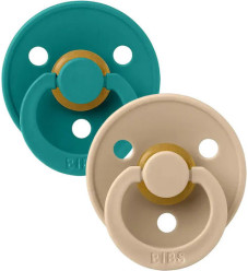 Bibs Πιπίλες Colour 2 τμχ. Latex No2 Taupe/scuba