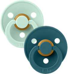 Bibs Πιπίλες Colour 2 τμχ. Latex No2 Nordic Mint/Forest Lake