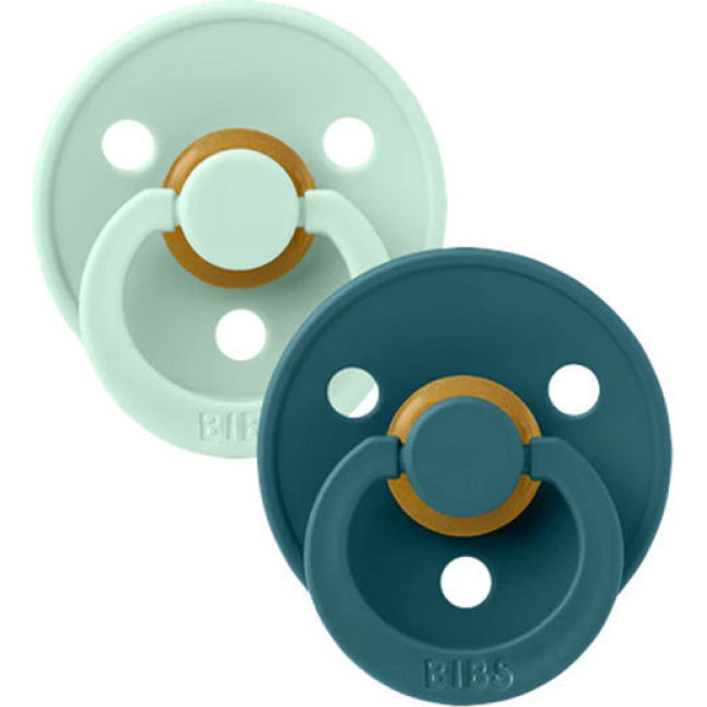 Bibs Πιπίλες Colour 2 τμχ. Latex No2 Nordic Mint/Forest Lake