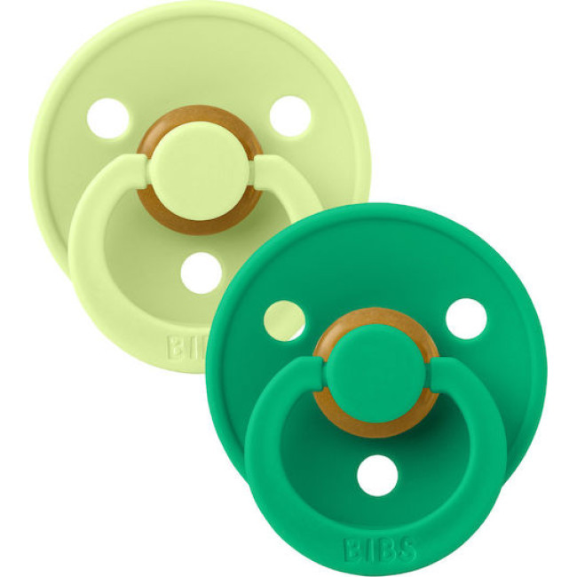 Bibs Πιπίλες Colour 2 τμχ. Latex No2 Matcha/Cactus Bibs Πιπίλες Colour 2 τμχ. Latex No2 Matcha/Cactus