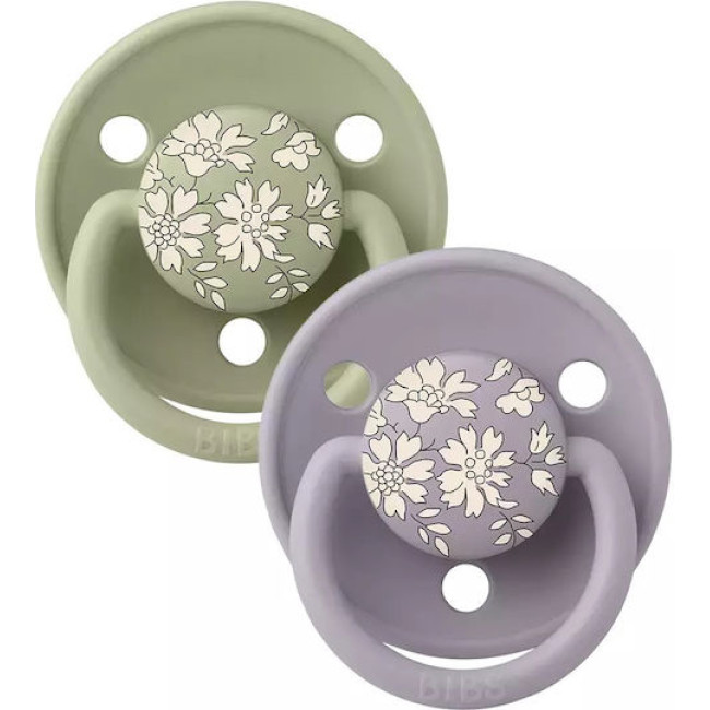 Bibs Πιπίλες De Lux 2 τμχ. Silicone One Size Capel Sage Mix Bibs Πιπίλες De Lux 2 τμχ. Silicone One Size Capel Sage Mix