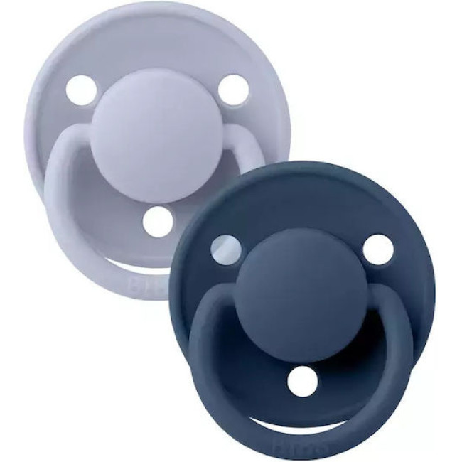 Bibs Πιπίλες De Lux 2 τμχ. Silicone One Size Dusty Blue/Steel Blue Bibs Πιπίλες De Lux 2 τμχ. Silicone One Size Dusty Blue/Steel Blue