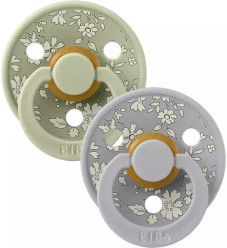 Bibs x Liberty Πιπίλες 2 τμχ. No1 Capel/Sage Mix