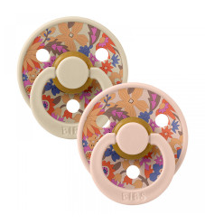 Bibs x Liberty Πιπίλες 2 τμχ. No1 June Blossom Blush Mix