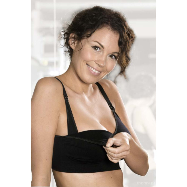 Carriwell Σουτιέν Θηλασμού Χωρίς Ραφές / Seamless Nursing Bra Μαύρο