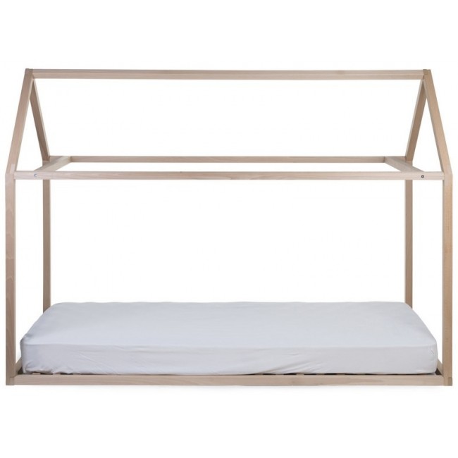 Childhome Παιδικό Πλαίσιο Κρεβατιού TIPI Natural-White 90*200 cm