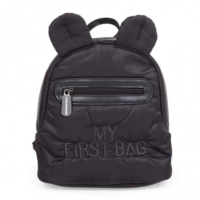 Childhome Σακίδιο Πλάτης My First Bag Puffered Black