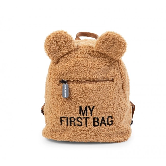 Childhome Σακίδιο Πλάτης My First Bag Teddy Beige