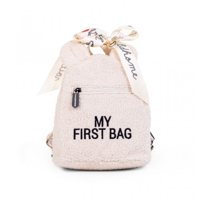 Childhome Σακίδιο Πλάτης My First Bag Teddy OffWhite