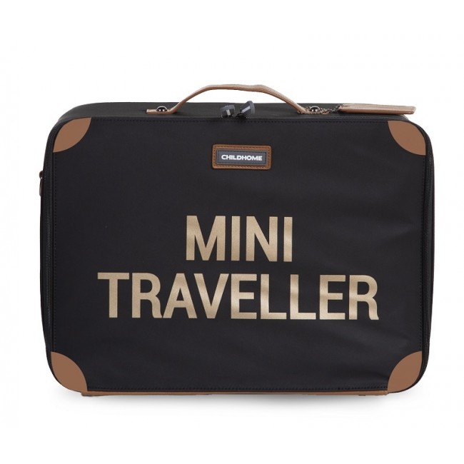 Childhome Παιδική Βαλίτσα Mini Traveller Black/Gold