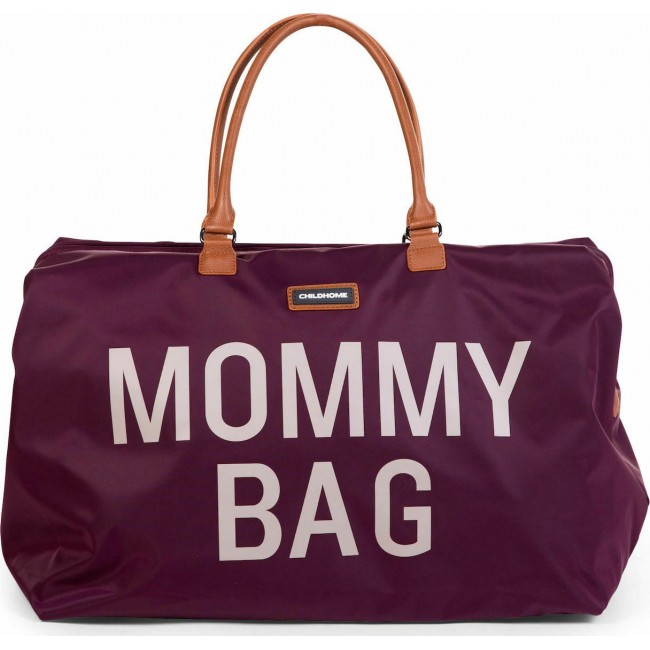 Childhome Τσάντα αλλαγής Mommy Bag Aubergine