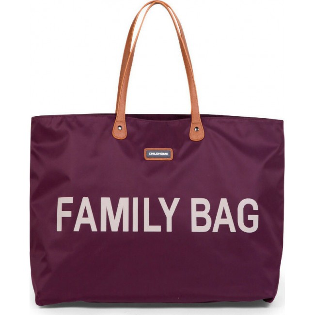 Childhome Τσάντα Αλλαγής Family Bag Aubergine