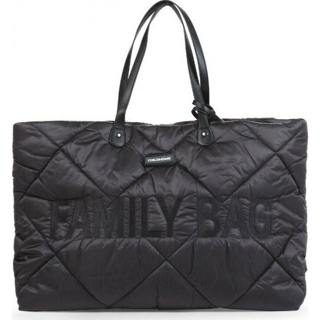 Childhome Τσάντα Αλλαγής Family Bag Puffered Black