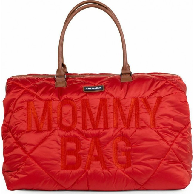 Childhome Τσάντα αλλαγής Mommy Bag Puffered Red