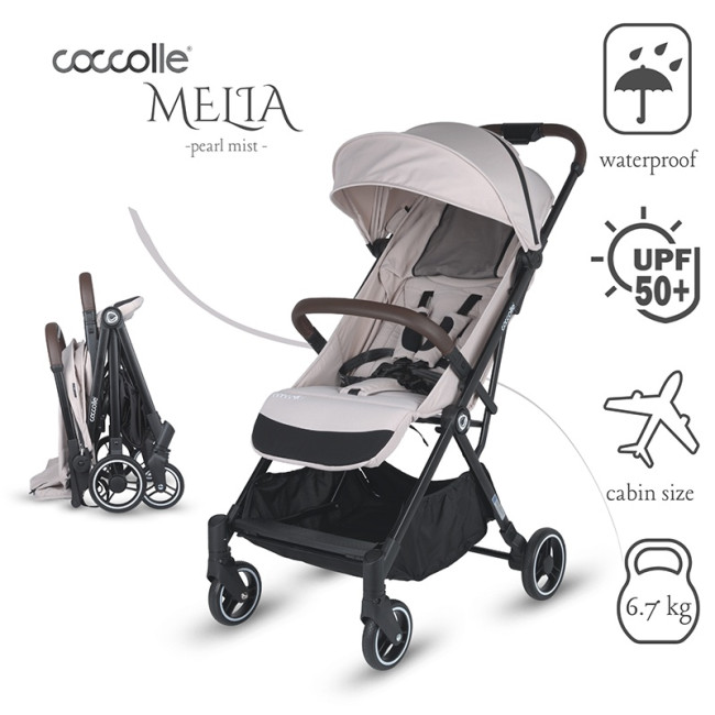 Coccolle Καρότσι Melia Pearl Mist Coccolle Καρότσι Melia Pearl Mist