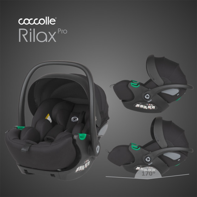 Coccolle Κάθισμα Αυτοκινήτου Rilax 40-87 Black