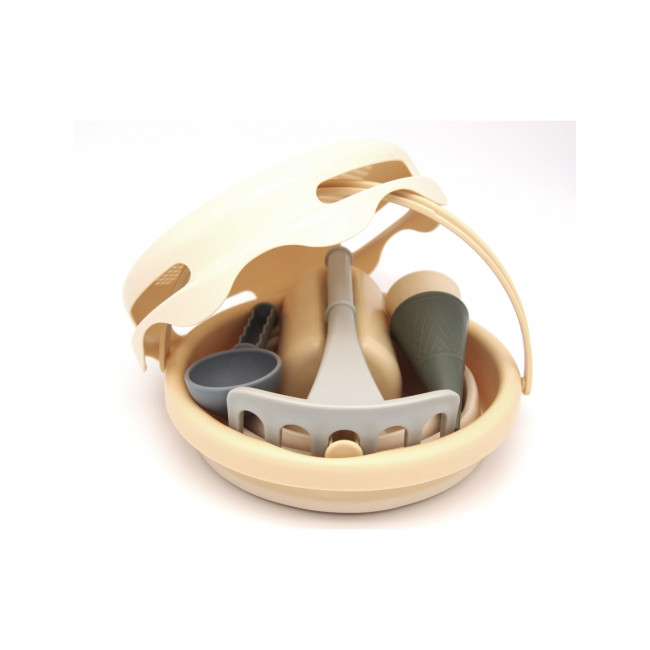 CompacToys Παιχνίδια Για την Αμμο 7in1 Sand Toys Beige