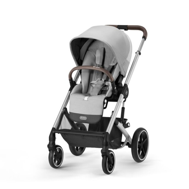 Cybex Καρότσι Balios S Lux Lava Grey (Silver Frame)