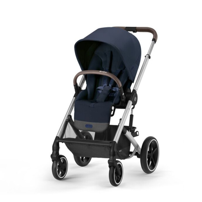 Cybex Καρότσι Balios S Lux Ocean Blue (Silver Frame)