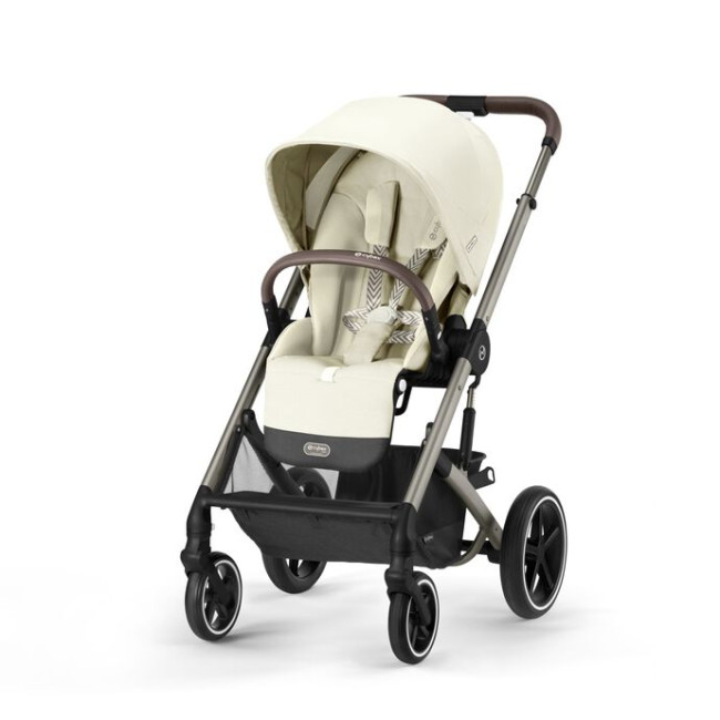 Cybex Καρότσι Balios S Lux Seashell Beige (Taupe Frame)