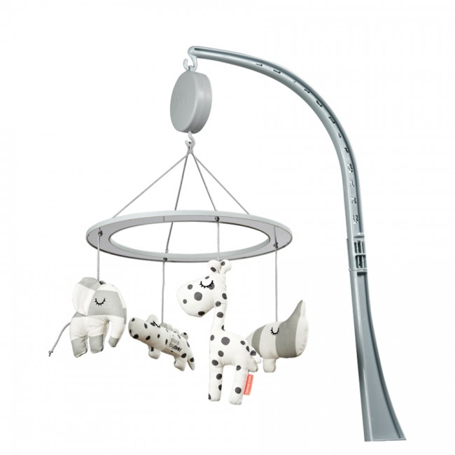 Done By Deer Βρεφικό Μουσικό Μόμπιλε Sleepy Grey