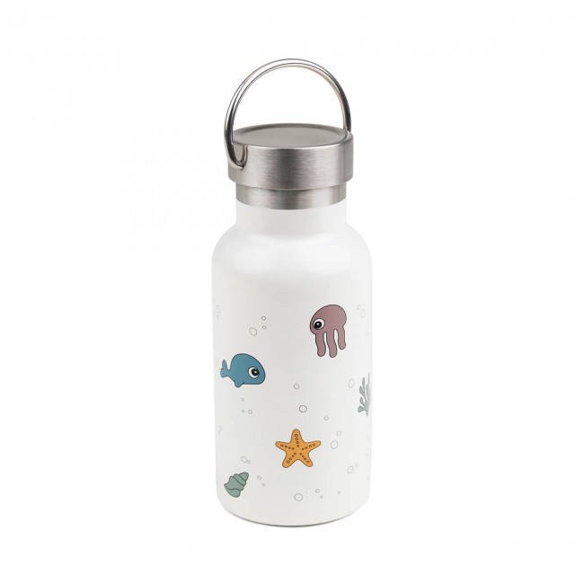 Done By Deer Παιδικό Παγούρι Θερμός Sea Friends Beige 350ml