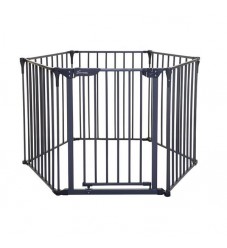 DreamBaby Παιδική Μπάρα Ασφαλείας Royale 3 in 1 Μετατρέψιμη Charcoal