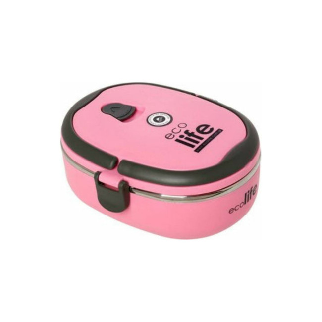 Ecolife Φαγητοδοχείο Θερμός Inox 800ml Ροζ Ecolife Φαγητοδοχείο Θερμός Inox 800ml Ροζ