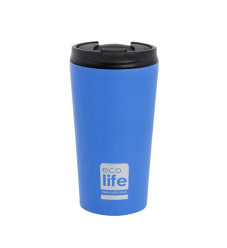 Ecolife Coffee Thermos 370ml Sky Blue