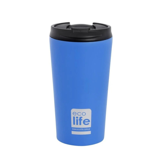 Ecolife Coffee Thermos 370ml Sky Blue