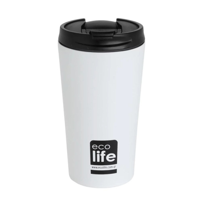 Ecolife Coffee Thermos 370ml White Ecolife Coffee Thermos 370ml White