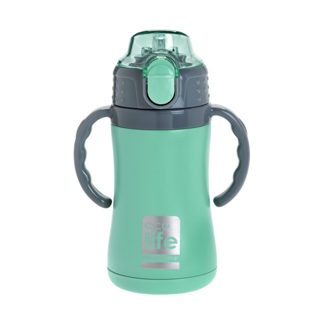 Ecolife Παιδικό Μεταλλικό Θερμός 300ml Μέντα