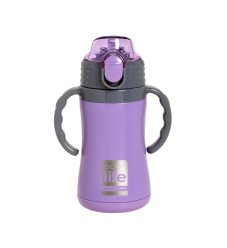 Ecolife Παιδικό Μεταλλικό Θερμός 300ml Λιλά