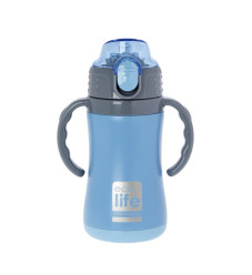 Ecolife Παιδικό Μεταλλικό Θερμός 300ml Σιέλ