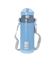 Ecolife Παιδικό Μεταλλικό Θερμός 400ml Σιέλ