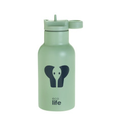 Ecolife Παιδικό Μεταλικό Θερμός Animals 350ml Elephant