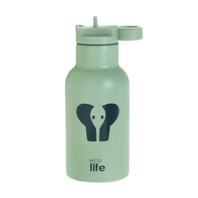 Ecolife Παιδικό Μεταλικό Θερμός Animals 350ml Elephant
