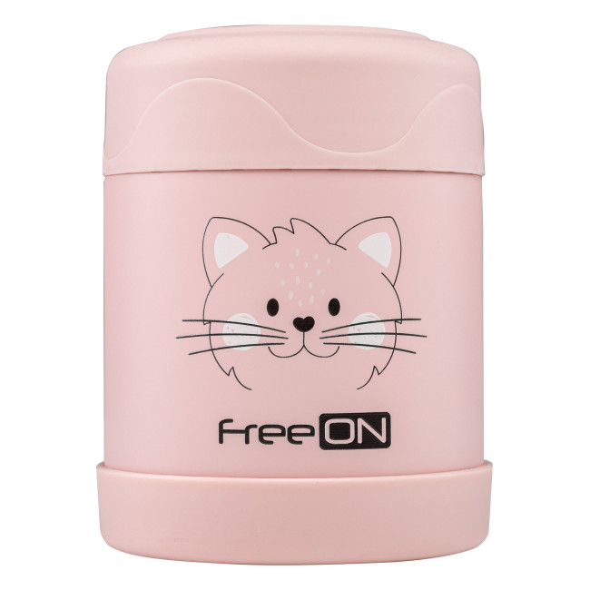 FreeOn Θερμός Φαγητού 350ml Pink