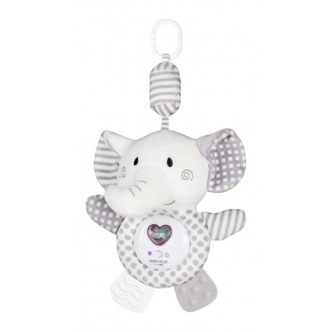 Free2Play Παιχνίδι Καροτσιού με Φώτα & Ήχους Ελεφαντάκι